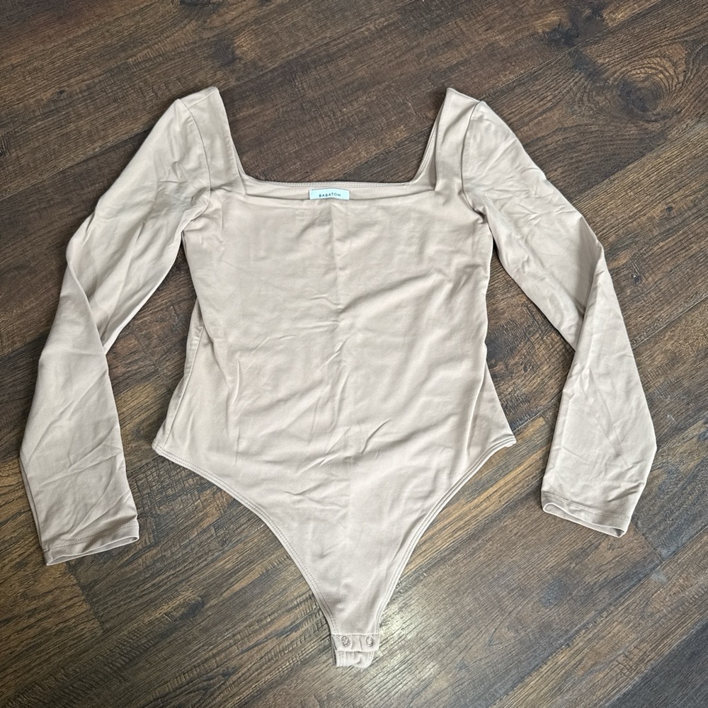 Babaton Tan Long Sleeve Top